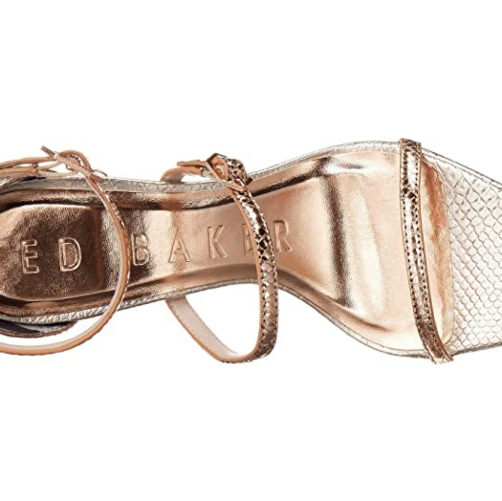 Ted Baker Triam Metallic leather Strap high heels Sandals, Shoes - Picture 3 of 11